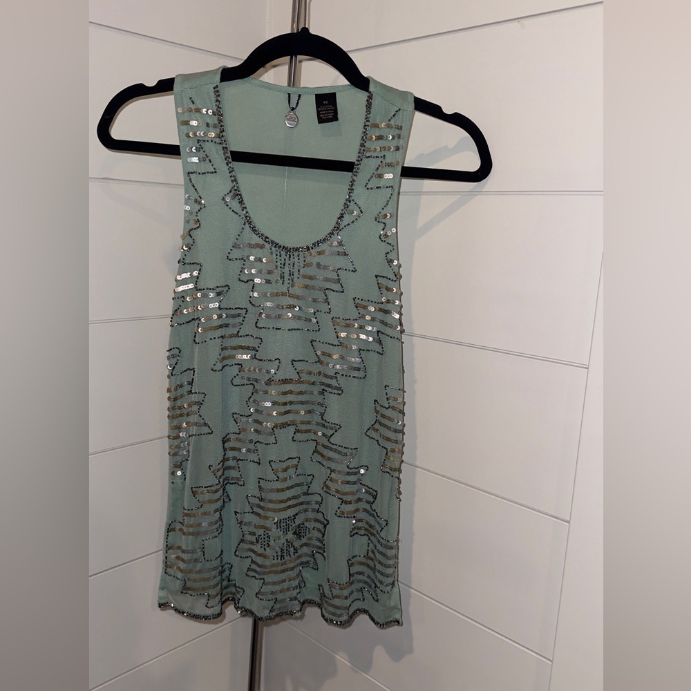 BKE Teal Tank Top XS